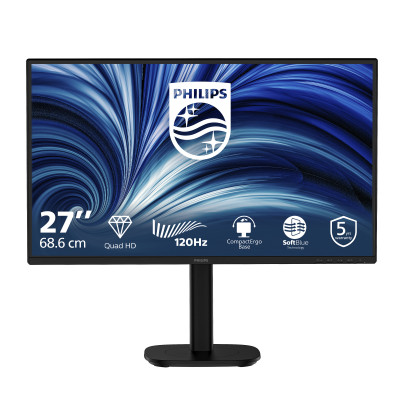 Philips 27B2N3500/00 pantalla para PC 68,6 cm (27) 2560 x 1440 Pixeles Full HD LCD Negro