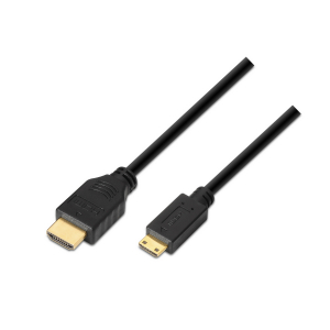 Aisens Cable Hdmi A Mini Hdmi Alta Velocidad / Hec A/M-C/M Negro 1,8M