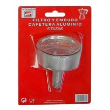 EMBUDO+FILTRO CAFETERA ALUM.6T TECNHOGAR 01477