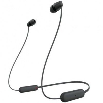 Auriculares Inalámbrico Intrauditivos Sony WI-C100/ con Micrófono/ Bluetooth/ Negros