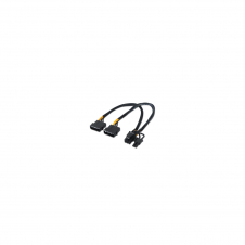 Nanocable 10.19.1201 Cable de Alimentación 2xMolex a PCIe 20cm Negro