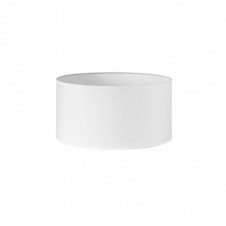 Pantalla Cilindrica Dori E27 Blanca 35Dx35dx20h Cm Tejido Popelin