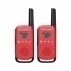 Motorola T42 Walkie Talkie 4Km 16Ch Rojo Duo