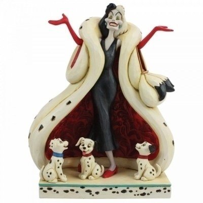 Figura enesco disney 101 dalmatas cruella de vil
