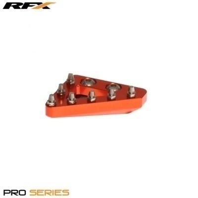 Punta de pedal de freno trasero macizo CNC RFX Pro de repuesto (naranja) FXRB9010199OR