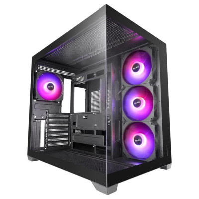Caja ordenador mars gaming mcv5 atx argb cristal templado negra