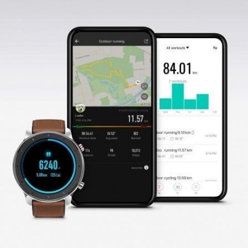 Smartwatch Huami Amazfit GTR/ Notificaciones/ Frecuencia Cardíaca/ GPS/ Aluminio Alloy