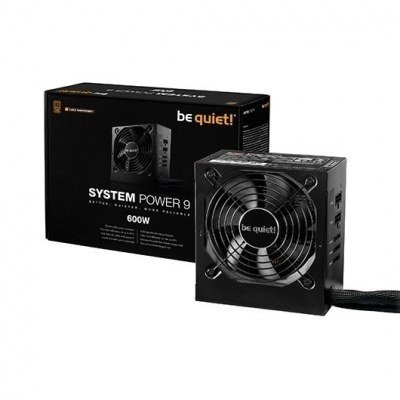 Fuente de alimentacion be quiet! system power 9 600w 80+ bronce - semi modular