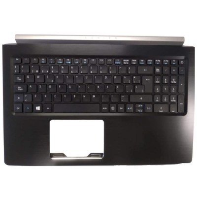 Top case + Teclado compatible para portátil ACER A515-51 Negro 6B.GP4N2.020