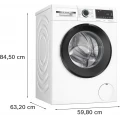 Lavadora Bosch WGG254Z5ES, 10 kg, 1400 rpm, clase A, blanco - imagen 8