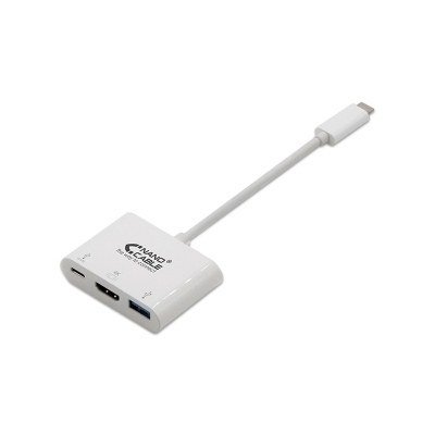 Conversor USB-C a HDMI USB USB-C Blanco 15cm NANOCABLE