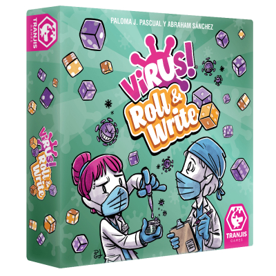 Juego de mesa virus! roll & write