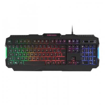 TECLADO MARS GAMING MRK0 EN FRANCES COMPACTO Y LIGERO ANTI-GHOSTING LOGITUD CABLE 3m USB