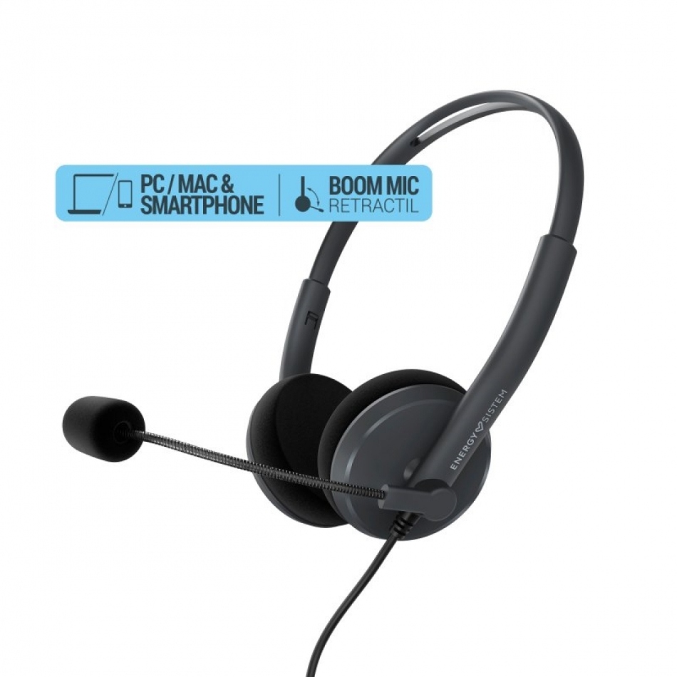 Headset Office 2 Anthracite (On-ear, PC/Mac/Smartphone compatible,3.5
