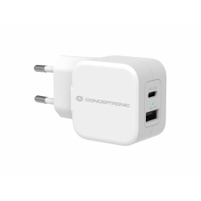 Conceptronic Cargador de dispositivo móvil Interior USB 2.0/USB Tipo C Blanco