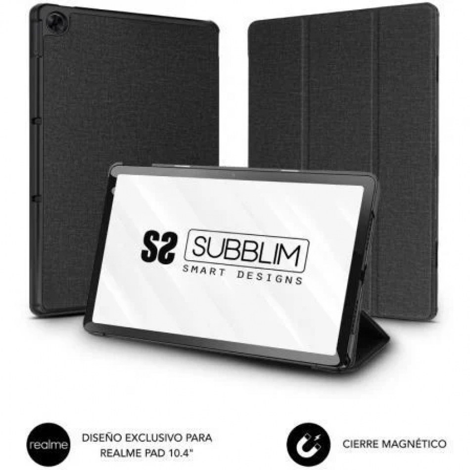 Funda Subblim Shock Case CST-5SC250 para Tablet Realme Pad de 10.4/ Negra