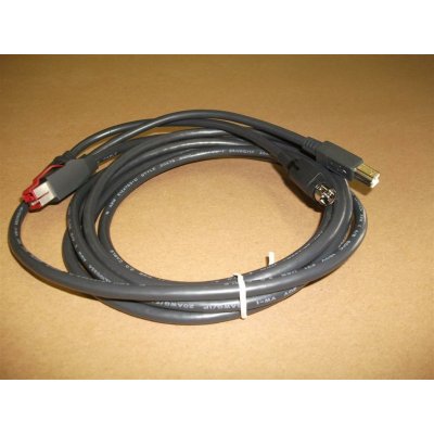 2218424 cable de transmisión Negro 3 m PoweredUSB