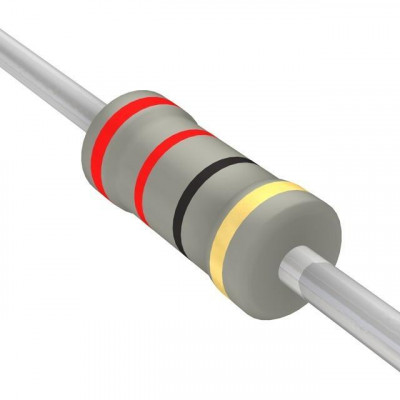 22R 1W 5% Resistencia Oxido Metal 22 Ohm 1W Axial