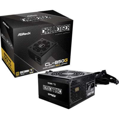Fuente alimentacion asrock challenger cl - 850g gaming atx 850w negra