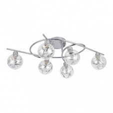 Plafon Varanasi 6xg9 Cromo 21x65x30 Cm