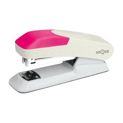 Dequa Grapadora - 20 hojas - Color rosa