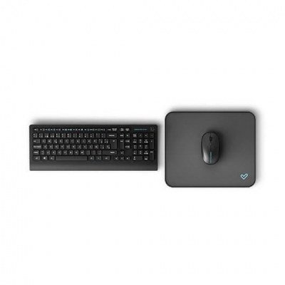 Teclado + raton energy sistem office set silent negro wireless - 104 teclas - 1600 dpi - 6 botones - usb