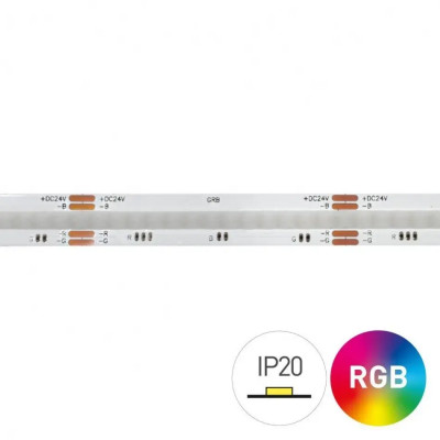 Tira LED COB RGB 24V 14W/m 576L/m IP65 5m