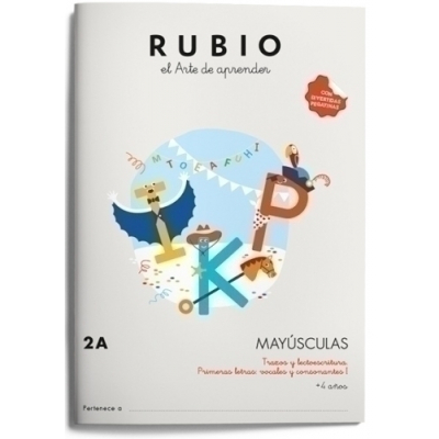 CUADERNO RUBIO MAYUSCULAS 2A - Pack de 10 unidades