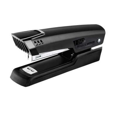 Maped Essentials Half Strip Grapadora de Sobremesa - Hasta 20 Hojas a la vez - Admite Grapas 22/6 24/6 26/6 - Grapado Cerrado - Color Negro