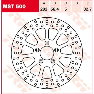 Discos de freno TRW MST500