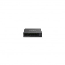 Mercusys MS105GP switch Gigabit Ethernet (10/100/1000) Energ?a sobre Ethernet (PoE) Negro