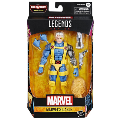Figura hasbro marvel legends series cable yellow blue