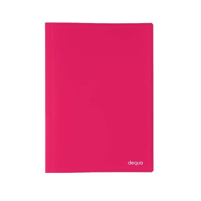 Dequa Carpeta 20 fundas PP A4 fucsia