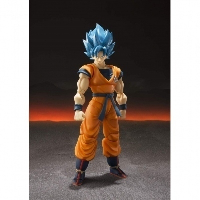 Figura tamashii nations figuarts sh dragon ball super super saiyan god super saiyan gogeta re - issue