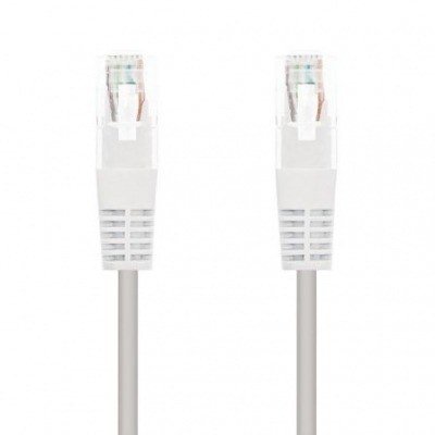 Cable de Red RJ45 UTP Nanocable 10.20.0403-W Cat.6/ 3m/ Blanco