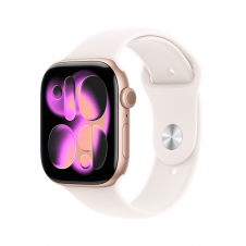 Apple Watch Series 11 OLED 46 mm Digital 416 x 496 Pixeles Pantalla táctil 5G Oro rosa Wifi GPS (satélite)