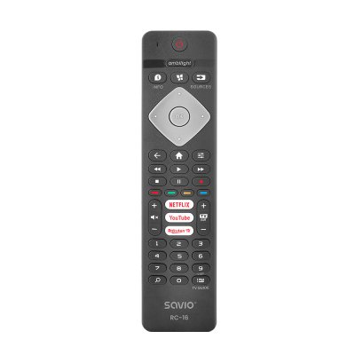 RC-16 mando a distancia IR inalámbrico TV, Sintonizador de TV, Receptor de televisión Botones