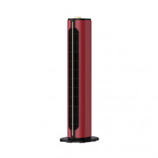 Termoventilador vertical ceramico Ptc 1500w Canada Rojo/negro 2potencias 3funciones Termost.seg.antivuelco 61,5x18x18cm