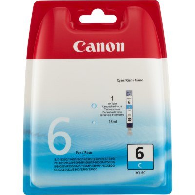 Cartucho tinta canon bci 6c cian
