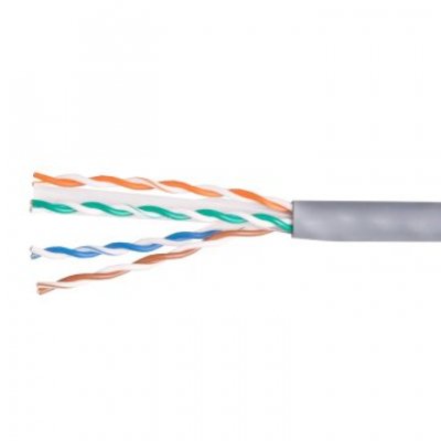 BOBINA EQUIP CATEGORIA 6 U/UTP RIGIDO 100M LSOH LIBRE HALOGENOS
