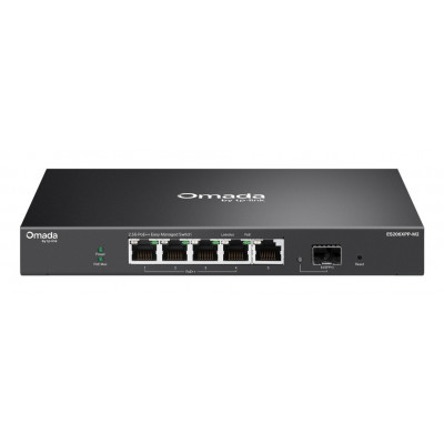 TP-LINK Switch Easy Managed Omada con 5-Puertos 2.5G BASE-T 4-Puertos PoE++ y 1 Puerto 10GE SFP+
