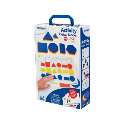 BLOQUES LOGICOS 60PIE+16 ACT.+GUIA MINILAND 95042
