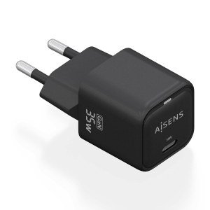 Aisens - Cargador Gan 35W, 1Xusb-C Pd3.0 Qc4.0, Negro