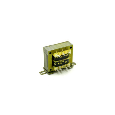 Transformador Alimentación Abierto 7,5V+7,5Vac 0,5Amp Entrada 230Vac