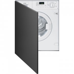Lavadora integrable Smeg LBI107, 7kg, 1000rpm, clase E, 77 kWh año, 68dB, AquaStop, blanco