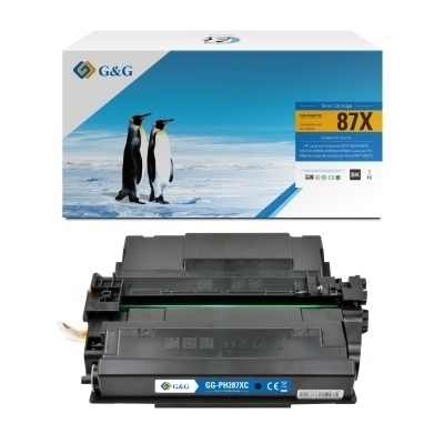 G&G HP CF287X NEGRO CARTUCHO DE TONER GENERICO Nº87X