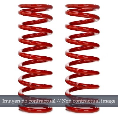Juego de muelles para amortiguador trasero YSS 46-10-15-180 Color rojo 46I1015S180A5X