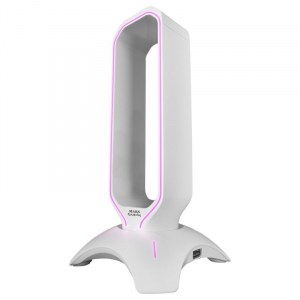 Hub + soporte auricular Mars Gaming MHHX, 2 en 1, blanco