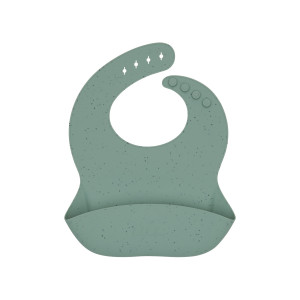 Babero Platinum Silicone Sage
