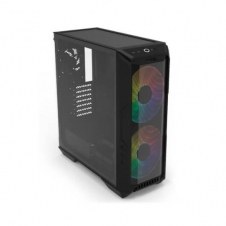 Caja ordenador gaming atx coolermaster haf 500 cristal templado - 2 x 200cm argb frontal - 1 x 120cm trasero argb - 1 x fan gpu